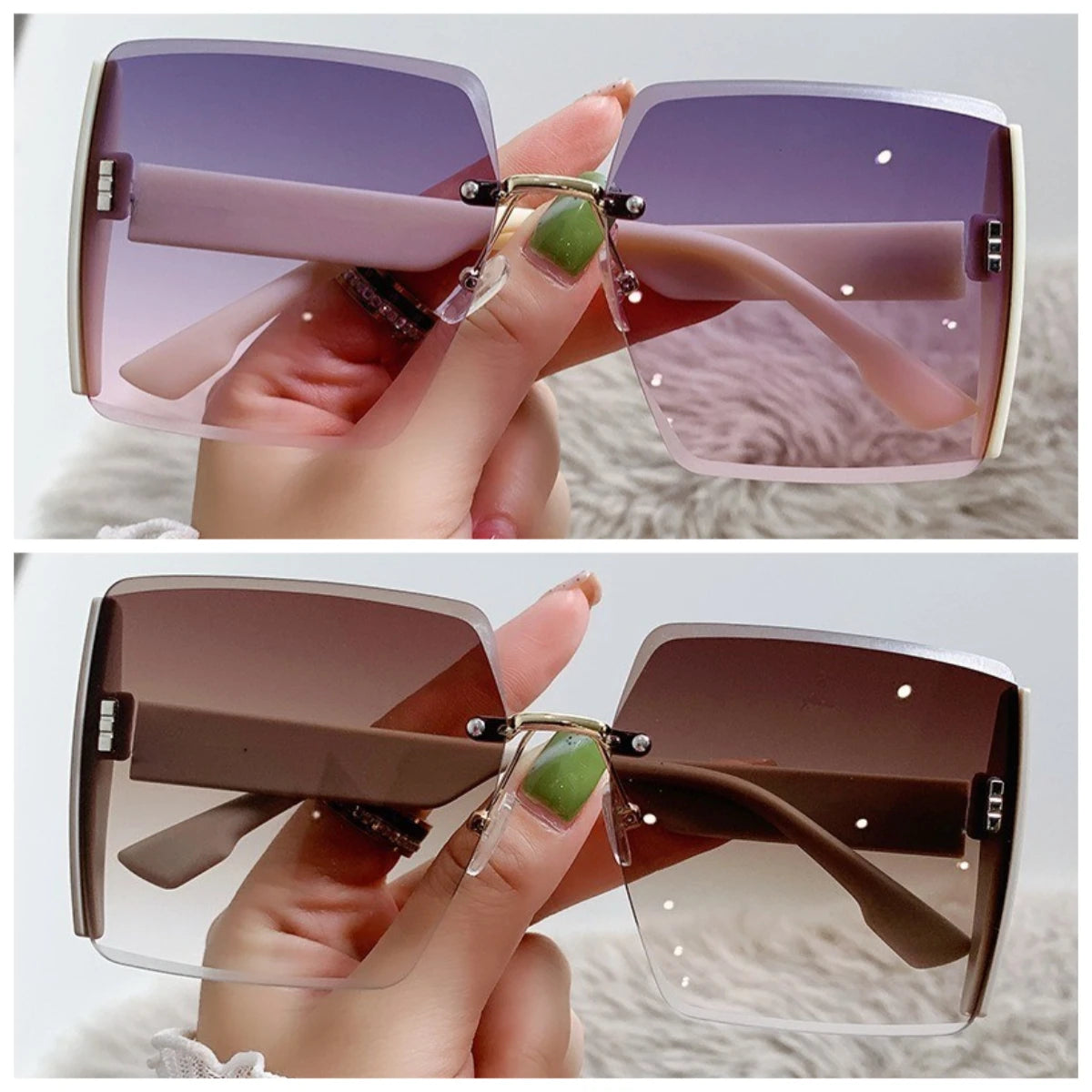 Luxama Korean Style Classic Square Sunglasses