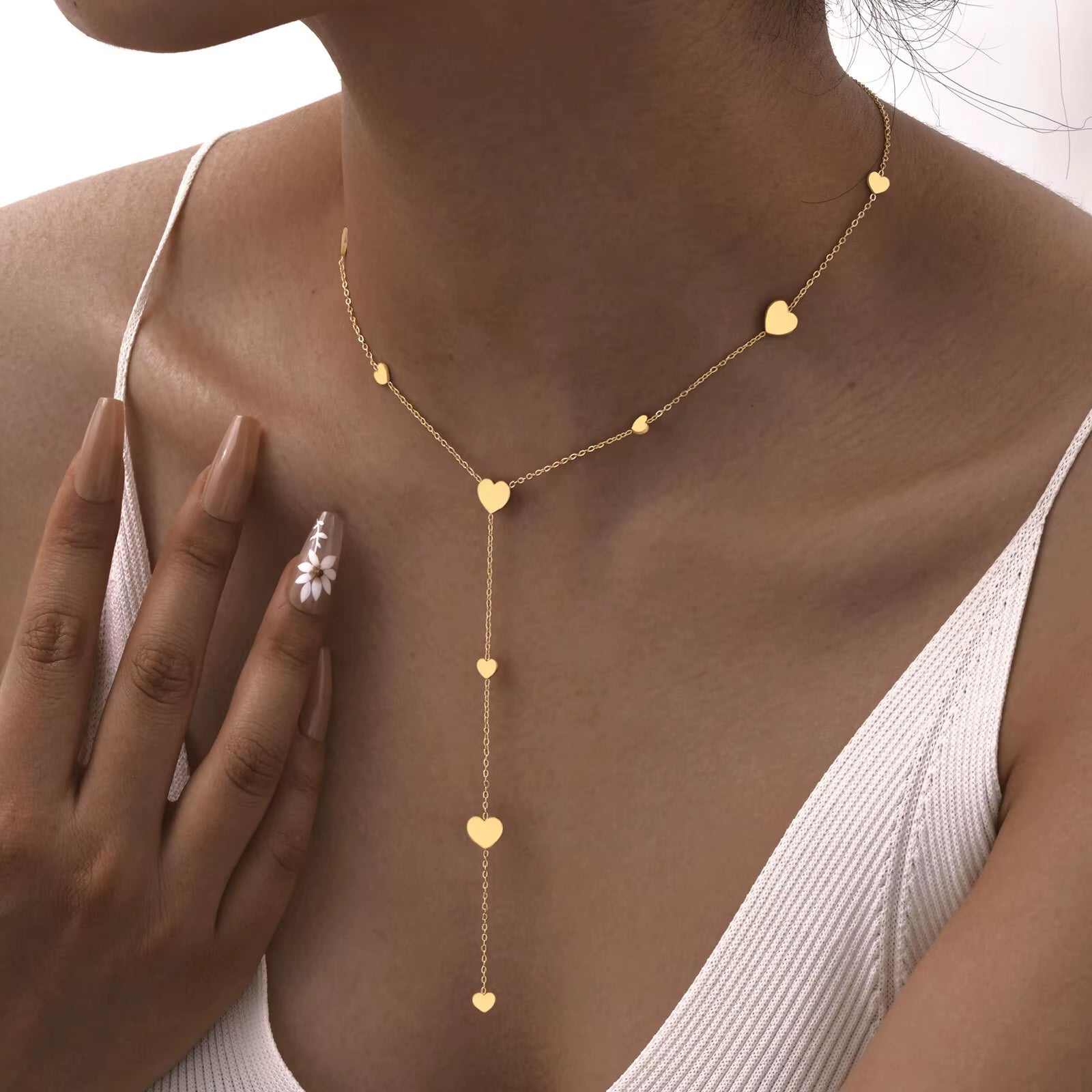 Luxama Gold Y-Lariat Necklace