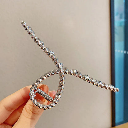 Luxama Geometric Metal Hair Claw Clip