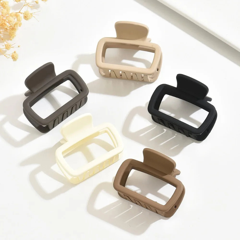 Luxama Square Hair Claw Clip Set