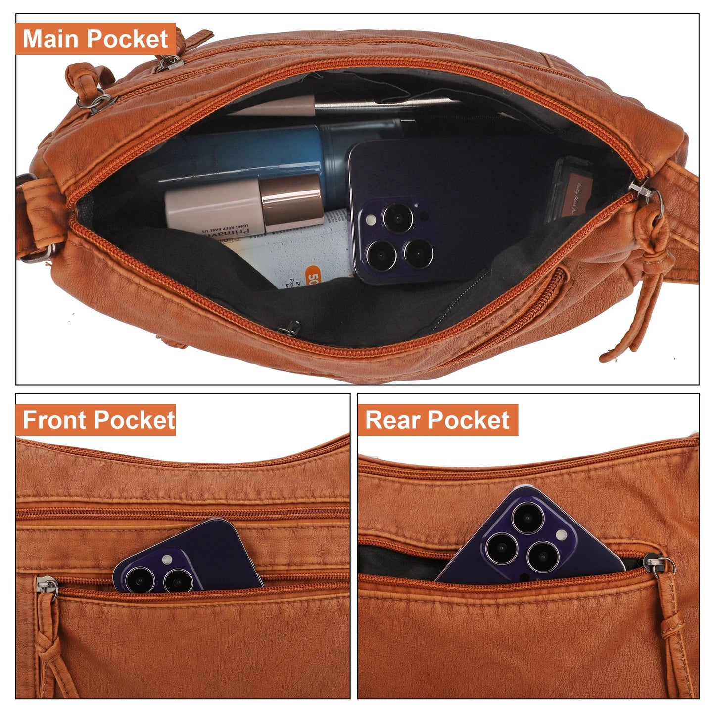 Luxama Vintage Soft Crossbody Bag