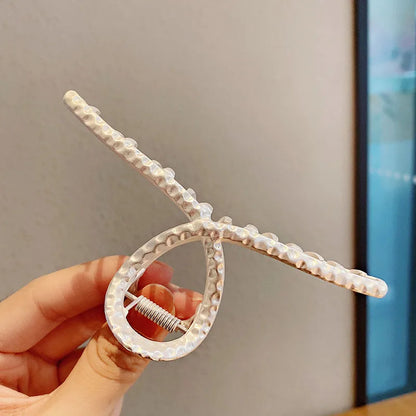 Luxama Geometric Metal Hair Claw Clip