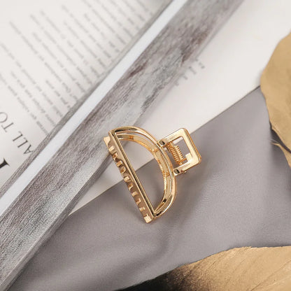 Luxama Geometric Metal Hair Claw Clip
