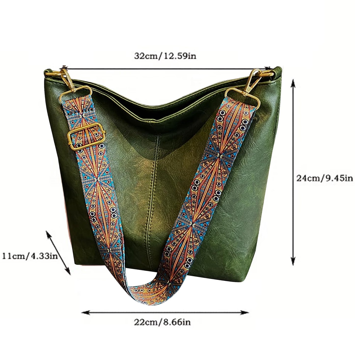 Luxama Hobo Crossbody Bag