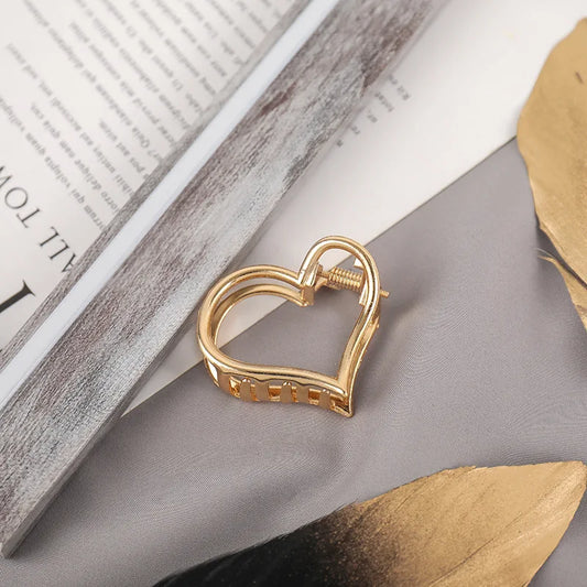 Luxama Geometric Metal Hair Claw Clip