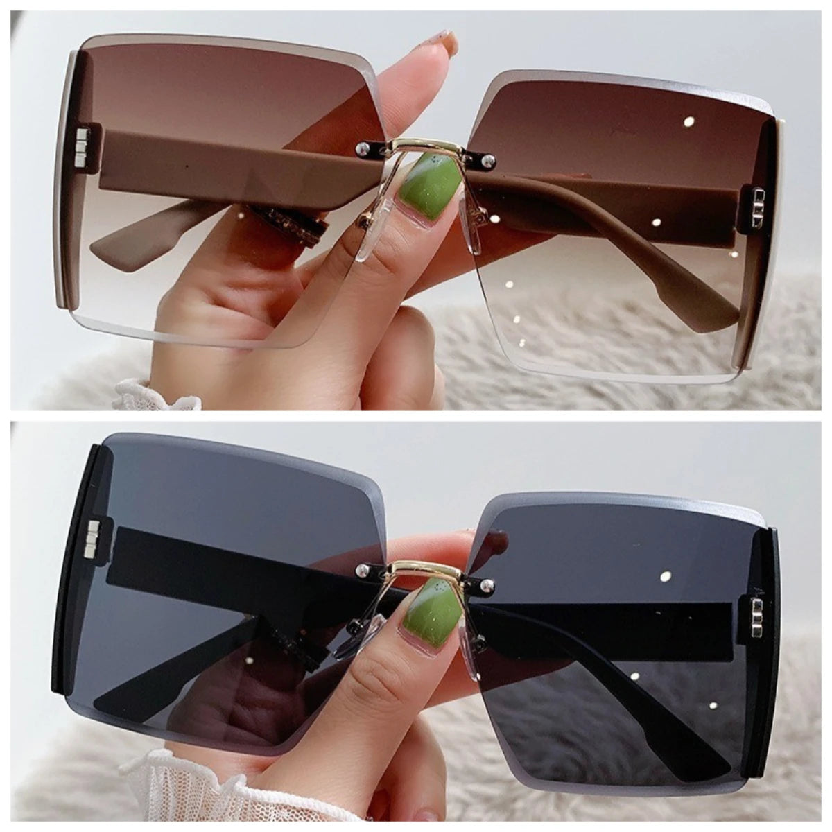Luxama Korean Style Classic Square Sunglasses