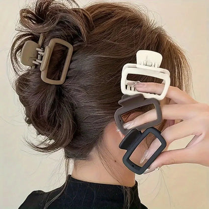 Luxama Square Hair Claw Clip Set