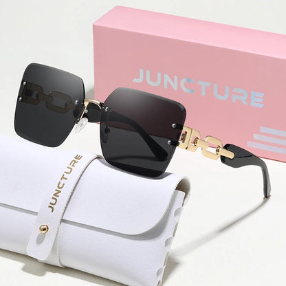 Luxama Rimless Gradient Sunglasses
