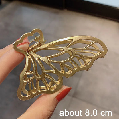 Luxama Geometric Metal Hair Claw Clip