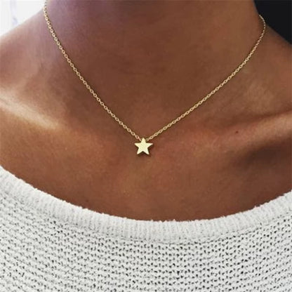 Luxama Round Charm Layered Necklace