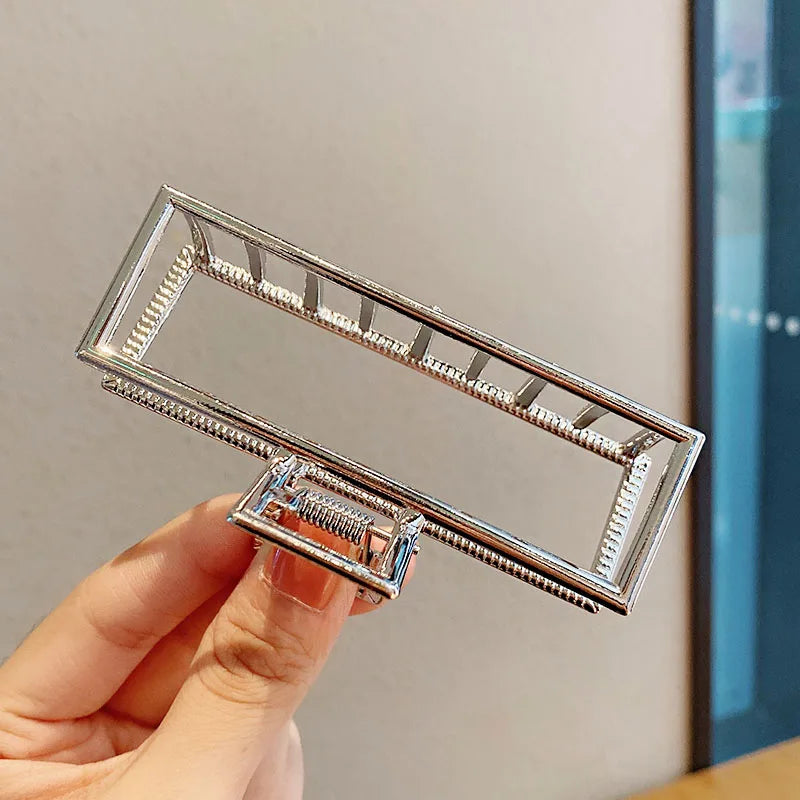 Luxama Geometric Metal Hair Claw Clip