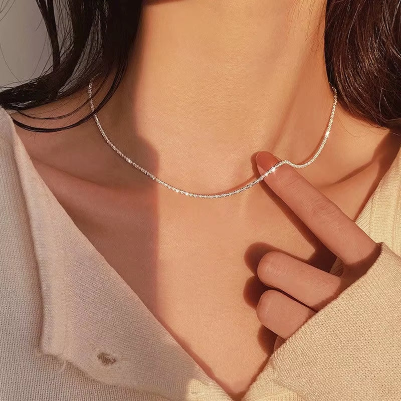 Luxama Round Charm Layered Necklace