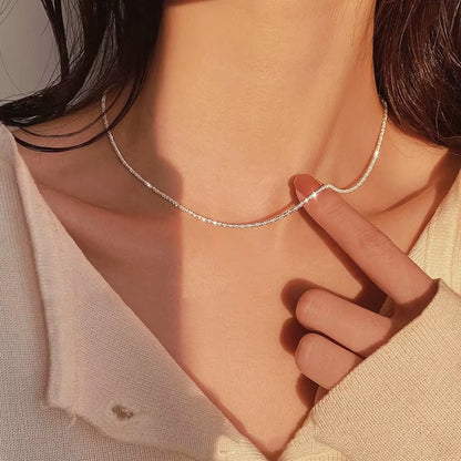 Luxama Round Charm Layered Necklace