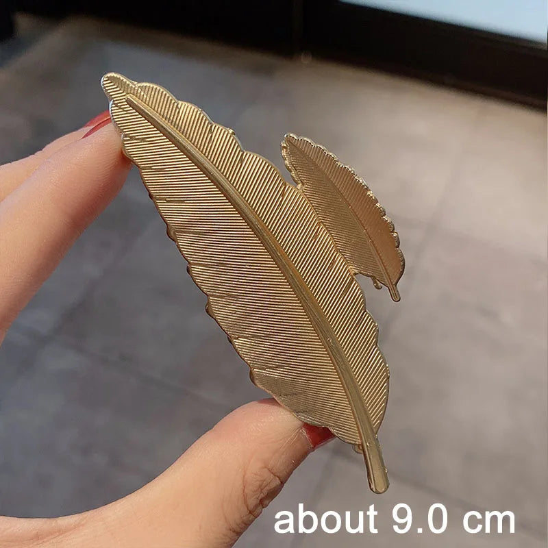 Luxama Geometric Metal Hair Claw Clip