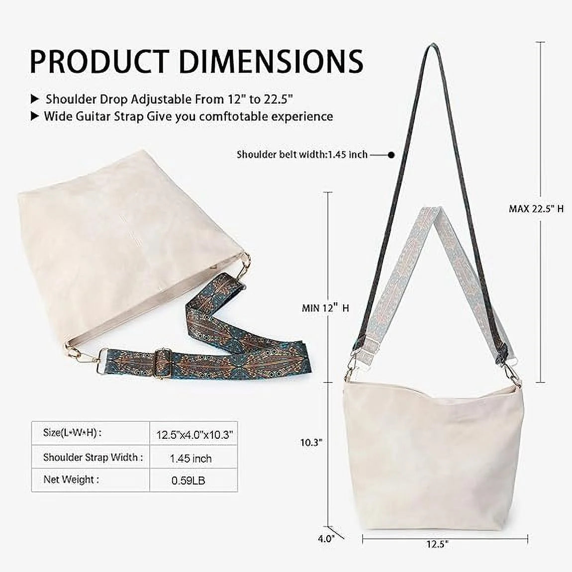 Luxama Hobo Crossbody Bag