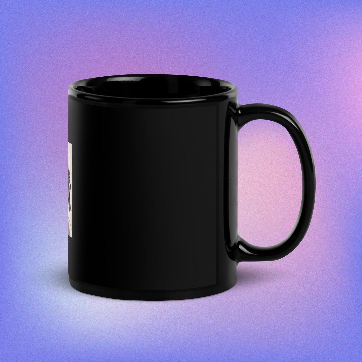 Black Glossy Mug