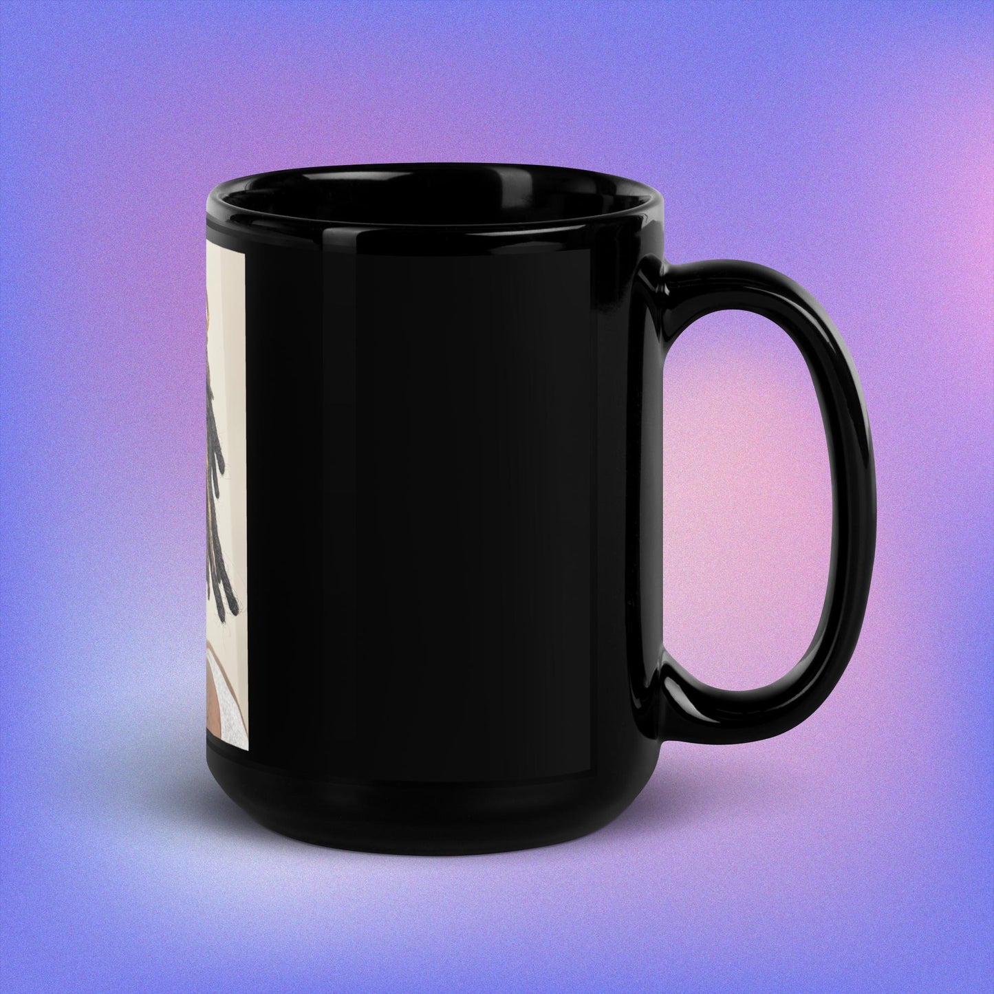 Black Glossy Mug