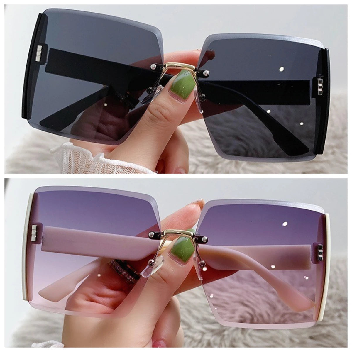 Luxama Korean Style Classic Square Sunglasses