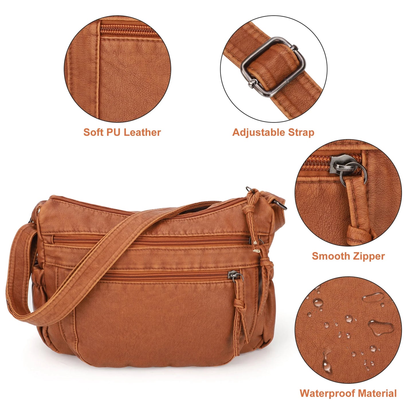 Luxama Vintage Soft Crossbody Bag