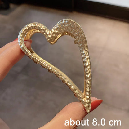 Luxama Geometric Metal Hair Claw Clip