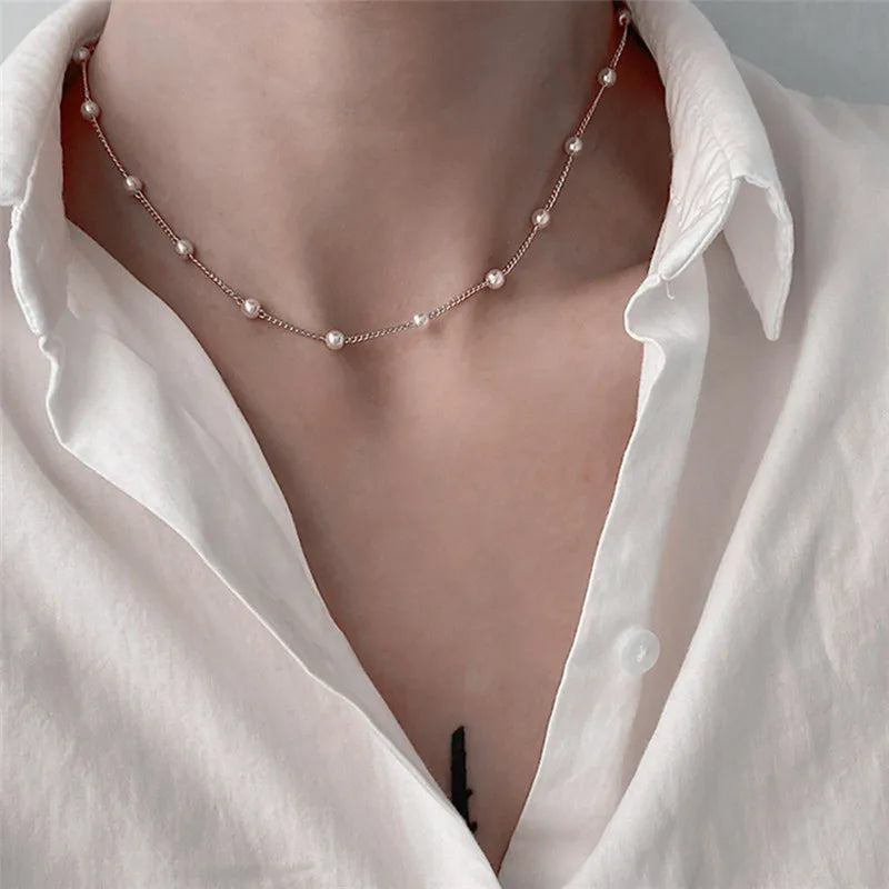 Luxama Round Charm Layered Necklace