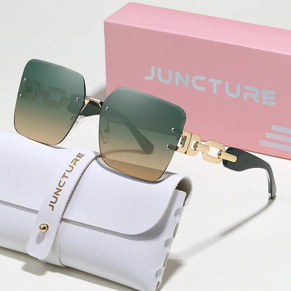 Luxama Rimless Gradient Sunglasses