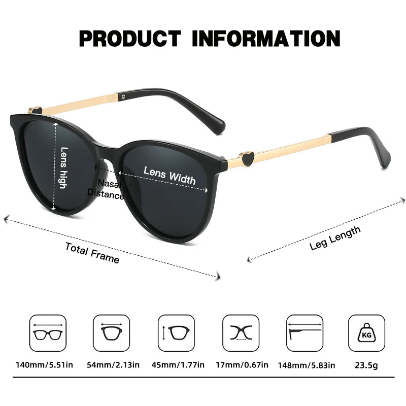 Luxama Rimless Gradient Sunglasses