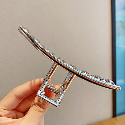 Luxama Geometric Metal Hair Claw Clip