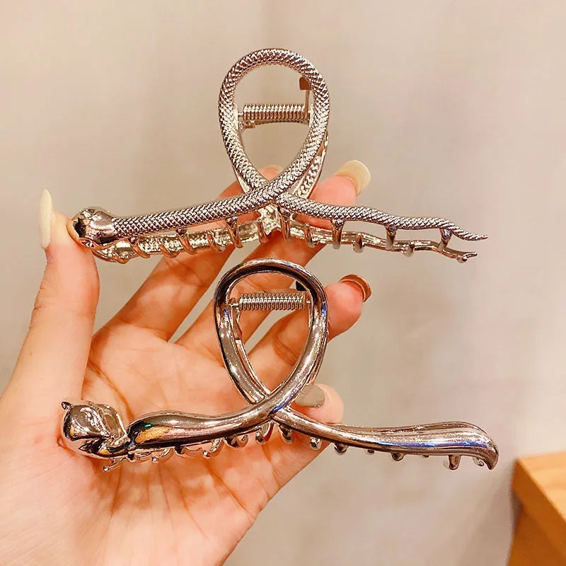 Luxama Geometric Metal Hair Claw Clip