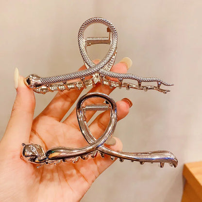 Luxama Geometric Metal Hair Claw Clip