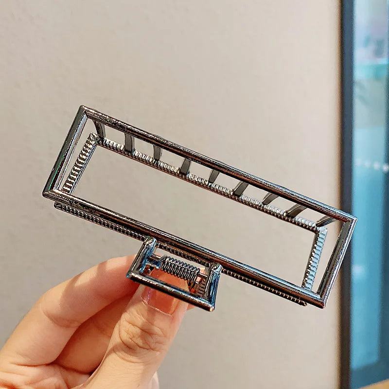 Luxama Geometric Metal Hair Claw Clip
