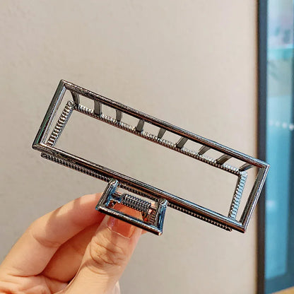 Luxama Geometric Metal Hair Claw Clip